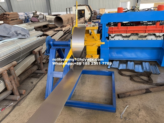 Chain Transmission Shutter Door Roll Forming Machine With Cr12 Cutting Blade Material