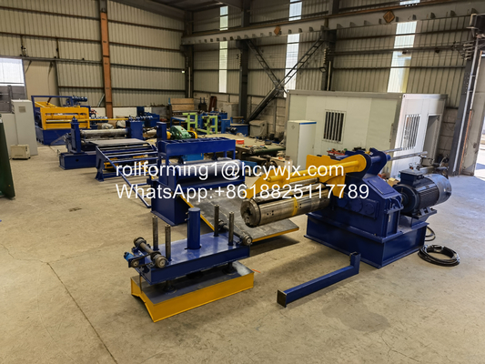 GI / PPGI Slitting Line With Recoiler 0.12-5m/min Material Thickness
