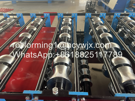 Good Quality Double Layer Roll Forming Machine / Roof Tile Roll Forming Machines Bearing Steel