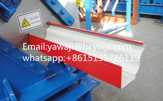 Hot Sale Roof Gutter Machine Rain Collecting Gutter Making Machine High Performance