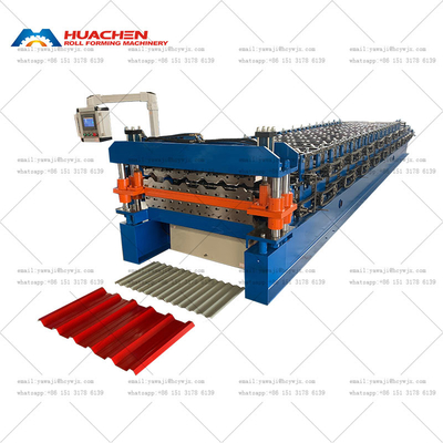 Double Layer Building Material Machinery  Corrugated Roofing And Trapezoidal Sheet Roll Forming Machine