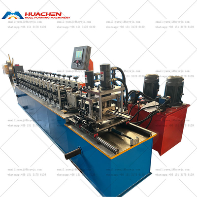 Metal Steel Shutter Door Rolling Machine With Punching