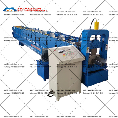 Automatically Steel Plate Galvanized Metal Roofing Rain Gutter Roll Forming Machine