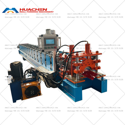 Colored Steel Making Automatic Ridge Cap Roll Forming Machines