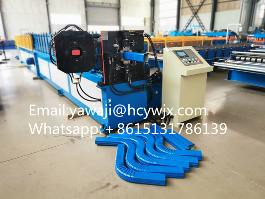 Roof Gutter Downspout Elbow Machine Rain Steel Downspout Roll Forming Machine With Elbow