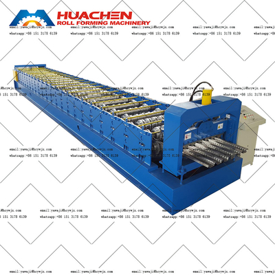 Scaffold Walk Board Steel Floor Deck Roll Forming Machine Foot Panel Sheet Scaffolding Plank Making Machine