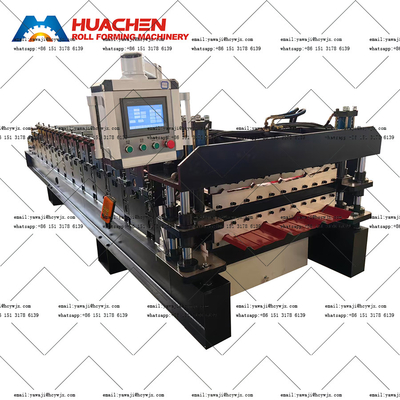 High Performance PPGI / GI Steel Rollforming Machines Double Deck