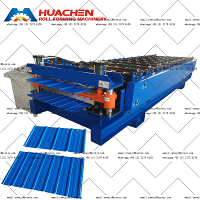 0.3-0.6mm Double Layer Roll Forming Machine For Roof Sheet