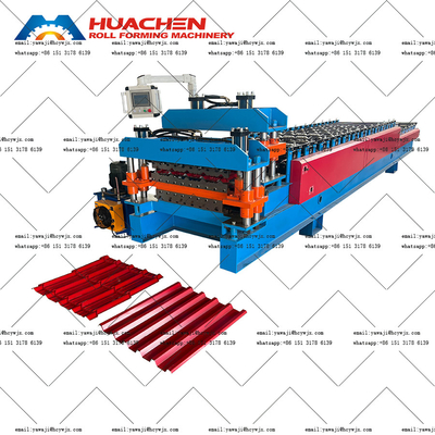 Roof Wall Panel Double Deck PPGI / GI Metal Roll Forming Machine