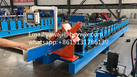 Panasonic PLC Control Water Gutter Roll Forming Machine For Sale