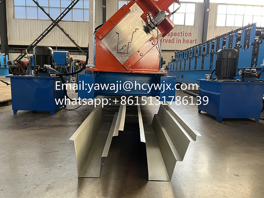 Panasonic PLC Control Water Gutter Roll Forming Machine For Sale