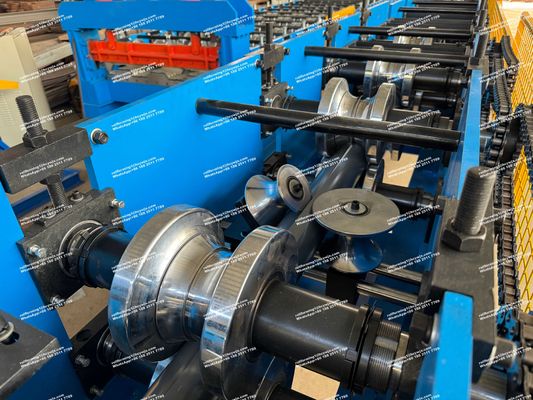 Rainspout Downspout Roll Forming Machine Hydrulic Cutting 100mm Or Customized Diameter