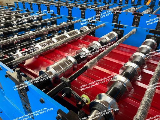 1250 mm Galvanized Sheet Metal Roll Forming Machines 5.5kw Power