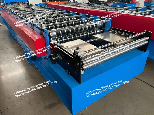 High Speed Chain Transmission Corrugated Forming Machine For 1mm Wall And Siding Panel