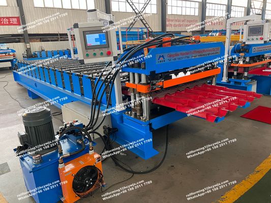 Produce Roof Tile Forming Machine/Glazed Tile Making Machine/Steel Sheet Roll Former