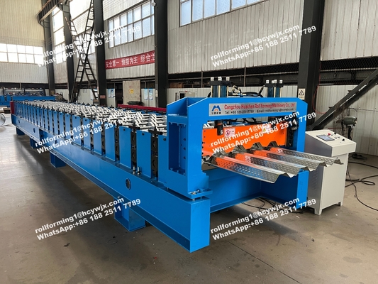 Steel Deck Roll Forming Machine For Floor Decking Sheets The Philippines 1220mm