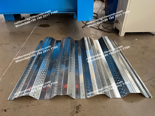 Steel Deck Roll Forming Machine For Floor Decking Sheets The Philippines 1220mm
