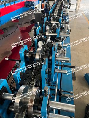 Automatic 80 To 300 mm Adjusting C Z Purlin Interchangeable Roll Forming Machine