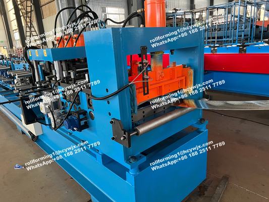 Automatic 80 To 300 mm Adjusting C Z Purlin Interchangeable Roll Forming Machine