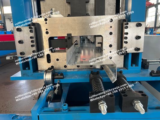 Steel C Purlins Roll Forming Machine Controled By PLC Vector Inverter