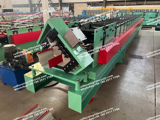 Steel / Aluminum / Copper Mobile Seamless Gutter Machine For Rainwater Gutter Profiles