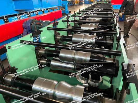 Steel / Aluminum / Copper Mobile Seamless Gutter Machine For Rainwater Gutter Profiles