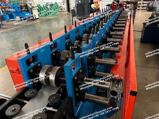 Automatic Opening and Closing Stud and Track Roll Forming Machine with 0.8-1.8mm Thickness 0-35m/min Capacity and 21.5kw Power
