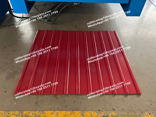 Double Layer Roll Forming Machine with Hydraulic Cutting PLC Control System for 0.3-0.6mm Thickness Roof Tiles