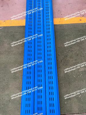 PLC Controlled Spandrel Color Coated Wall Panel Roll Forming Machine with 0.3-0.6mm Thickness and 15 Rows Rollers