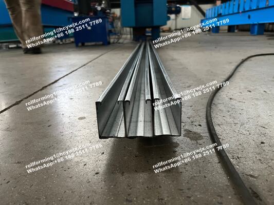 Sectional Garage Door Guide Rail Track Sliding Roll Forming Machine