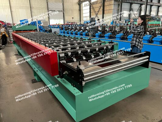 1220mm Width 4m/min Capacity Glazed Tile Roll Forming Machine with 15 Years Life Time for Modern Villas