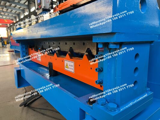 Double Layer Roll Forming Machine with 1250mm Width PLC Control for 0.3-0.6mm Thickness Roof Tiles