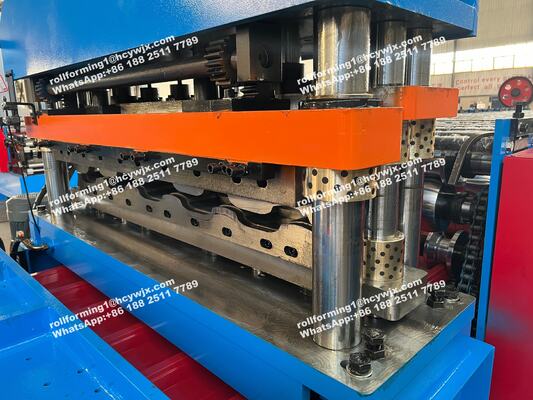 Double Layer Roll Forming Machine with 1250mm Width PLC Control for 0.3-0.6mm Thickness Roof Tiles