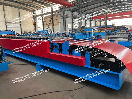 Wall Double Layer Roll Forming Machine With Panasonic Omron Encoder