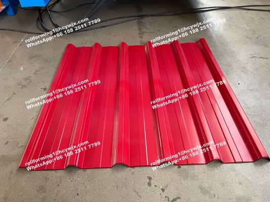 Double Layer Roll Forming Machine with PLC Control for 1250mm Width and 0.3-0.6mm Thickness Tile Production