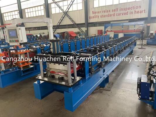 High Speed 15-20m/min Roofing Sheet Roll Forming Machine with 16 Stations and Chain Drive