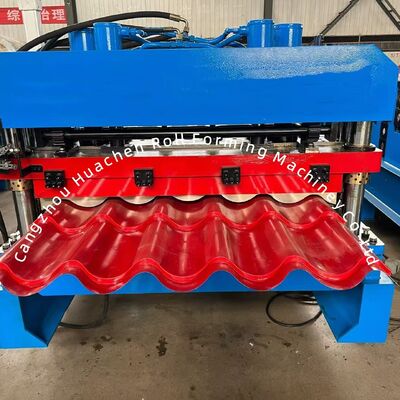 Custom 13-22 Forming Station Metal Roof Tile Roll Forming Machine with 380V Voltage and 5.5+4KW Power for Color Steel Tile