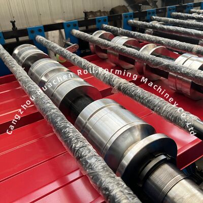 Glazed Tile Trapezoidal Double Sheet Roll Forming Machine Width 1250MM