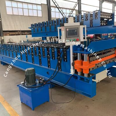 Professional 380V Double Layer Roll Forming Machine with 15m/min Speed for 0.3-0.6mm Wall Panels
