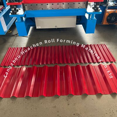 Double Layer Tile Glazed Panel Color Steel Roof Sheet Roll Forming Machine CE