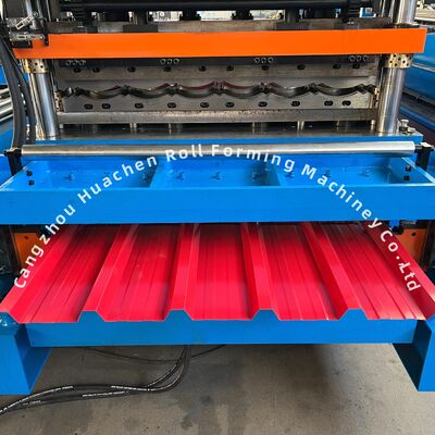 1250 mm Galvanized Sheet Roll Forming Machine 5.5kw Power , Tile Steel Making Machine