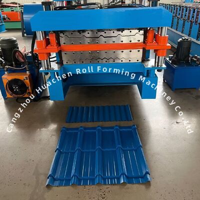 Double Layer Roll Forming Machine for Metal Roofing with 15m/min Speed 0.3-0.6mm Thickness and Chain Drive