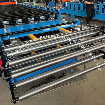 Double Layer Roll Forming Machine for Metal Roofing with 15m/min Speed 0.3-0.6mm Thickness and Chain Drive
