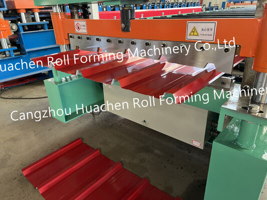 High-strength metal roll single-layer roof tile forming machine, corrugated sheet rolling forming machine