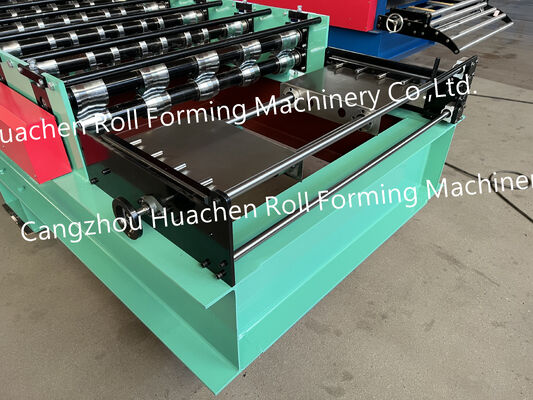 High-strength metal roll single-layer roof tile forming machine, corrugated sheet rolling forming machine
