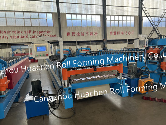 Export Standard Steel Sheet Roof Tile and Wall Panel Roll Forming Making Machine