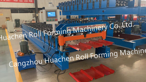 Top plate sheet forming machine / Roof panel forming machine / 45# steel roofing machine