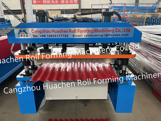 Metal Sheets Roofing Machine Tile Making Machine Corrugated and Trapezoid Roofing Tile Roll Forming Machine