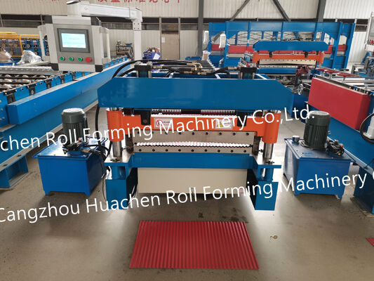 Trapezoidal roof panel / wall panel forming machine / tile manufacturing machine