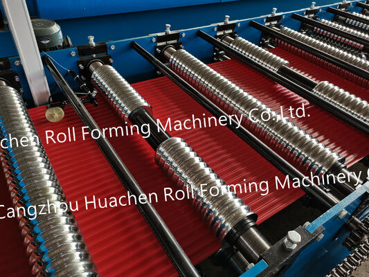 Trapezoidal roof panel / wall panel forming machine / tile manufacturing machine